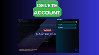 How to delete master duel account [upl. by Miarfe765]