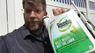 RoundUp for Lawns Review  Before and After  Does It Kill Weeds without Hurting Your Grass [upl. by Eylhsa]