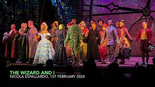 Nicola Espallardo  The Wizard and I  WICKED London  1st February 2024 [upl. by Aettam68]