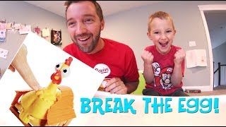 Father amp Son PLAY SQUAWK  Egg Explosion Game [upl. by Jarrett5]