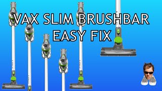 VAX SLIM brush roller stopped EASY FIX 2 minutes [upl. by Llenel628]