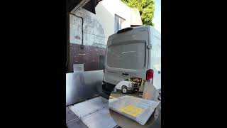 Dhollandia LSPZ Demo Video on a Ford Transit [upl. by Airbma882]