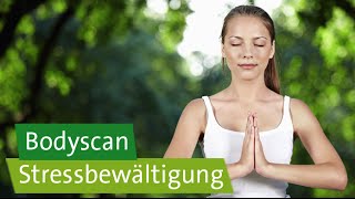 Stressbewältigung – Achtsamkeitsübung Bodyscan  angeleitete Körperreise [upl. by Iohk]