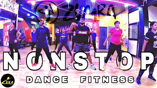 NonStop 30 Mins Dance Fitness  Bollywood Dance Fitness  High On Zumba [upl. by Ainatit159]