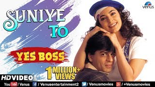 Suniye To  HD VIDEO  Shah Rukh Khan amp Juhi Chawla  Yes Boss  90s Song  Ishtar Regional [upl. by Robinette]