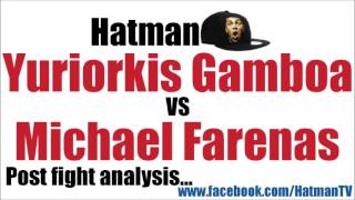 Yuriorkis Gamboa vs Michael Farenas POST FIGHT [upl. by Kerri]