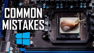 10 Common Mistakes That Make Your Windows PC Slower [upl. by Daven]