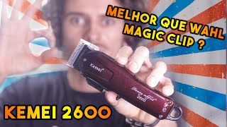 KEMEI 2600 Unboxing e Review Completo [upl. by Acirrej225]