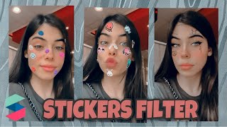 COMO CREAR FILTROS DE INSTAGRAM STICKERS  Spark Ar Tutorial ✨ [upl. by Adara]