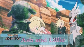 Ash steals Lillies heart when save Lusamine  Pokemon AMV [upl. by Eserahs270]