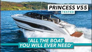 Princess V55 test drive review  All the boat you will ever need  Motor Boat amp Yachting [upl. by Gnim]