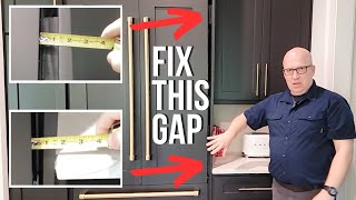 Cabinet Installation Mistakes  How to Fix the End Panel [upl. by Elison]