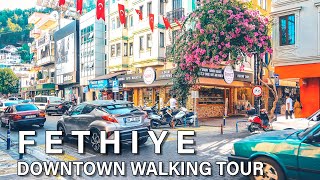 Fethiye Downtown Walking Tour Turkey 4k [upl. by Landon]