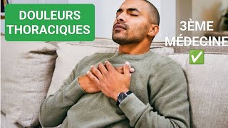 SÉMIOCARDIO🫀  DOULEURS THORACIQUES 🩻 3ÈME MÉDECINE ✅Unité1🫀🫁 [upl. by Giralda]