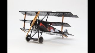 Eduard 172 Fokker Dr1 Full Quick Build Video [upl. by Klein]