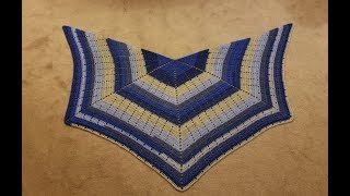 Part 1  The Rivulet Shawl Crochet Tutorial [upl. by Ide336]