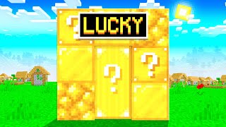 The LUCKY BLOCK Minecraft Door [upl. by Schuh]