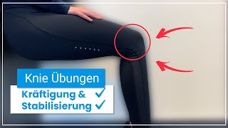 5 Knie Übungen zur Kräftigung amp Stabilisierung ➡️ Einfach amp effektiv [upl. by Huba]