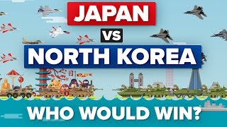 Japan vs North Korea  Who Would Win  Military Comparison [upl. by Elsy]