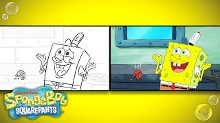 Company Picnic from Sketch to Screen  SpongeBob [upl. by Drareg]