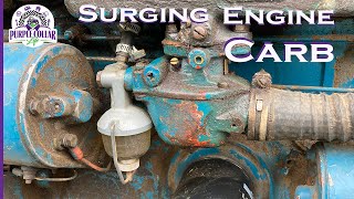 Marvel Schebler carb settings for surging engine issue with Ford antique tractor [upl. by Ytok168]