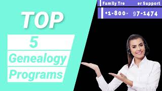 Best 5 Genealogy Programs  Top 5 Family Tree Makers  Choose The Best Genealogy Software [upl. by Leamiba]