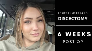 Lower Lumbar Discectomy L4L5  6 Weeks Post Op [upl. by Rubia]