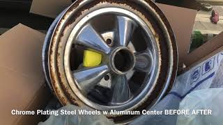 Steel Wheels Rims  Chrome Plating  Cragar [upl. by Kindig]