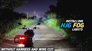 Best FOG LIGHTS For Bikes  INSTALLATION  HJG Lights [upl. by Hsekar]