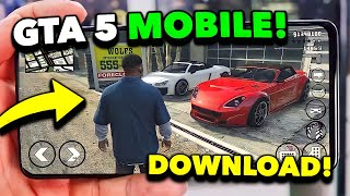 NEW GTA 5 MOBILE GAME  HOW TO DOWNLOAD GTA V MOBILE GAMEPLAY ANDROID  FanMade Game Beta [upl. by Naesyar]