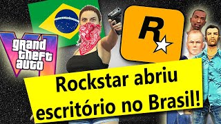 bomba rockstar games abre escritório no brasil pra GTA 6 e vagas de emprego Trabalhe em GTA 6 [upl. by Euqinue]