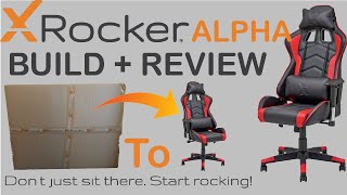 X Rocker Alpha officegaming chair Assembly and Review [upl. by Atteuqcaj]