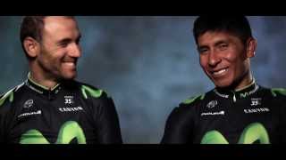 MOVISTAR TEAM PRESENTA SUS RETOS PARA 2014 [upl. by Narahs17]