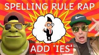 Spelling Rule Rap Add ies to make plurals with words that end in y [upl. by Enitram503]