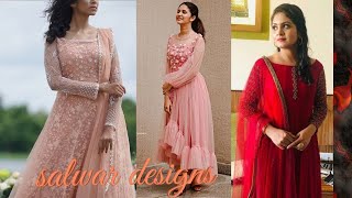 Latest Salwar Designs  Party wear Salwar suits for girls  Churidhar Patterns [upl. by Raval]