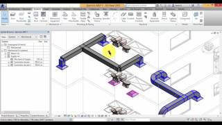 Revit MEP  4  Creación de Ductos y Sistemas [upl. by Arihaz30]