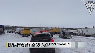 New Mexico State Police detail cause of deadly 45vehicle pileup on I40 outside of Tucumcari [upl. by Vange978]