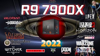 AMD Ryzen 9 7900X IGPU in 30 Games  20222023 [upl. by Elyrad985]