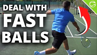 How To Handle Fast Balls In Tennis  Tennis Lesson [upl. by Jory]