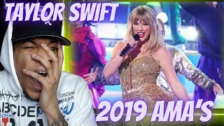 SHE CAN DO IT ALL TAYLOR SWIFT  LIVE AT THE 2019 AMERICAN MUSIC AWARDS  REACTION [upl. by Arhoz]