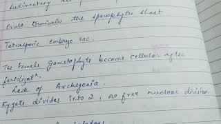 Botany GnetumAngiospermic features Part 1handwritten notes Hindi explanation bscmscnew [upl. by Nnylanna]