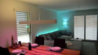 Philips Hue Ensis  Light amp Color Demo  Ceiling Lamp  Licht amp Farben Test [upl. by Einnaf537]