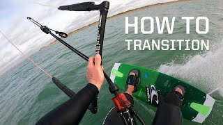 How to turn around  transition kitesurfing [upl. by Enitnelav]