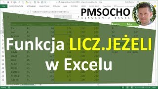 EXCEL  Funkcja LICZJEŻELI [upl. by Ennovihc]