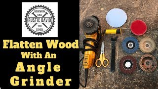 How to use Your Angle Grinder on Wood [upl. by Gelb]