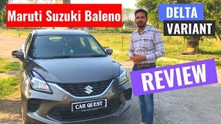 2019 Maruti Suzuki Baleno Delta variant Full Detailed review  interior amp Exterior  CarQuest [upl. by Humbert420]