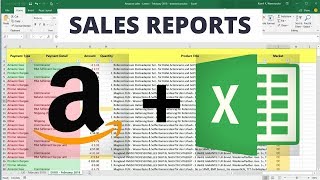 Amazon Daily Sales Reports in Excel  How To Calculate Your Monthly Profit UK EU USA India etc [upl. by Lonier]