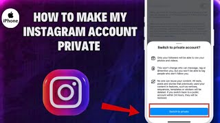 HOW TO MAKE MY INSTAGRAM ACCOUNT PRIVATE [upl. by Ardnaiek]