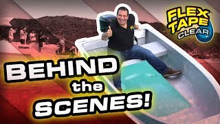 BEHIND THE SCENES Flex Tape® CLEAR Commercial  Phil Swift [upl. by Ulani]