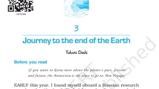 Journey to the end of the earth Vistas line by line explanation in hindi  Class 12 English [upl. by Rurik]